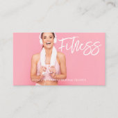 垂直フィットネス |パーソナルトレーナーQRコード写真 名刺 (正面)