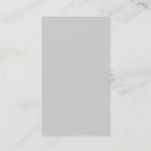 垂直ブラックグレープロフェッショナルトレンディー 名刺 (裏面)