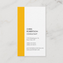 垂直プレミアムリネンミニマルモダンリスト 名刺