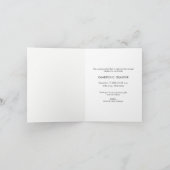 垂直ベビー写真誕生のお知らせP サンキューカード (内部)