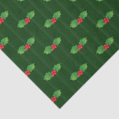 垂直ホリーストライプのベリー 薄葉紙 (詳細)