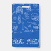 垂直メディカルバッジの仲間 バッジ (裏面)