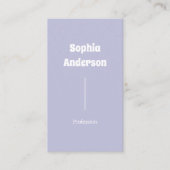 垂直モダンデザイン | QRコードとソーシャルリンク 名刺 (正面)