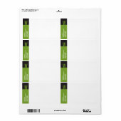 垂直モノグラム出荷ラベル ラベル (フルシート)