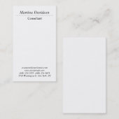 垂直ユニーククリエイティブプロフェッショナル 名刺 (正面/裏面)