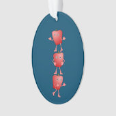 垂直リンゴ オーナメント (正面)