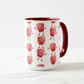 垂直リンゴ マグカップ (正面右)