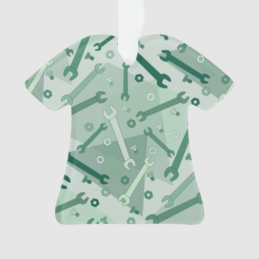 垂直レンチパターン オーナメント (正面)