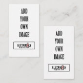 垂直ロイヤリティと 名刺 (正面/裏面)