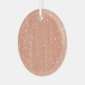 垂直ヴィンテージ:抽象芸術線の背景。 ガラスオーナメント (正面左)