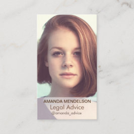 垂直写真テンプレート 名刺