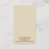 垂直写真テンプレート 名刺 (裏面)