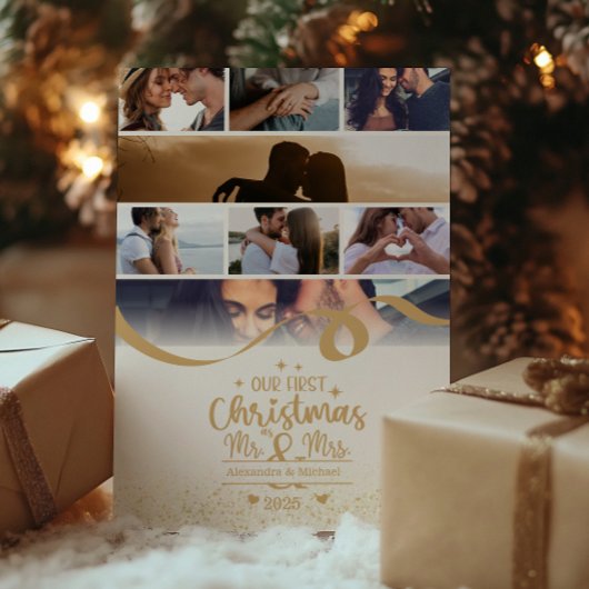 垂直初めてのクリスマス8 Photo Layout シーズンカード