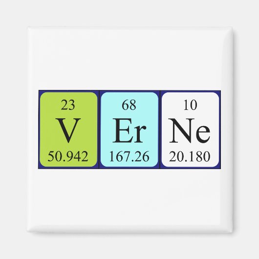 垂直周期表名磁石 マグネット (正面)