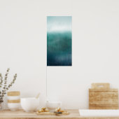 垂直抽象芸術シースケッモダンプ抽象芸術アート ポスター (キッチン)