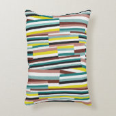 垂直斜線長さパターン アクセントクッション (正面(垂直))