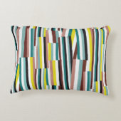 垂直斜線長さパターン アクセントクッション (裏面)