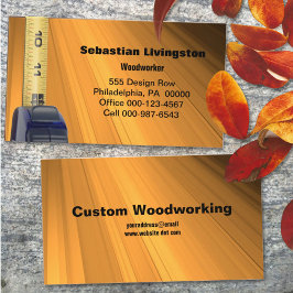 垂直測定テープ・建築・ジョブ 名刺