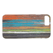 垂直絵を描ストライプの抽象芸術 Case-Mate iPhoneケース (裏面(横))