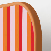 垂直線のパーソナライズされたストライプ数 ピックルボールラケット (左詳細)