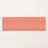 垂直線のパーソナライズされたストライプ数 ヨガマット (裏面(横))