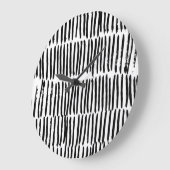 垂直要素：手書きシームレスなスタイル。 ラージ壁時計 (傾斜)