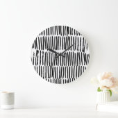 垂直要素：手書きシームレスなスタイル。 ラージ壁時計 (ホーム)