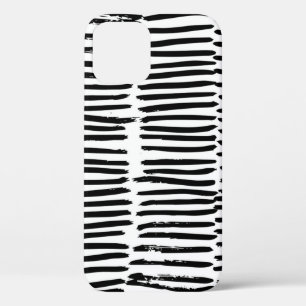 垂直要素:手書きシームレスなスタイル。 iPhone 12ケース