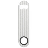 垂直認識度上の白いリボンのストライプ スピード栓抜き (裏面)