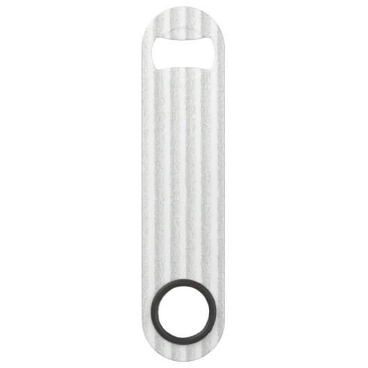 垂直認識度上の白いリボンのストライプ スピード栓抜き (裏面)