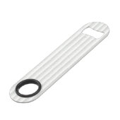 垂直認識度上の白いリボンのストライプ スピード栓抜き (裏面アングル)