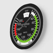 垂直速度指示器パイロット航空ギーク ラージ壁時計 (傾斜)