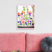 垂直配置プレミアムキャンバスプリント キャンバスプリント (インサイチュ (リビング))