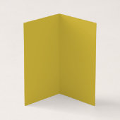 垂直金ゴールド色プロフェッショナルの手書き 名刺 (内部)