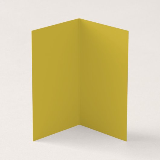 垂直金ゴールド色プロフェッショナルの手書き 名刺 (内部)