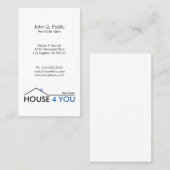 垂直領実在域 名刺 (正面/裏面)