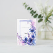 垂直、両面💙コーンフラワー空想 プレイスカード (スタンド正面)