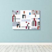 垂直（水平） | Sophie Taeuber-Arp | キャンバスプリント (インサイチュ (ウッドフロア))