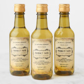 垂直Apothecaryスタイルラベル ワインラベル (ボトル)