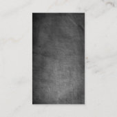 垂直Chalkboardグレーレッドライン名刺 名刺 (裏面)