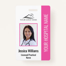 垂直LPNライセンス実用ナースフォトID バッジ