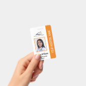 垂直LPNライセンス実用ナースフォトID バッジ (手持ち)