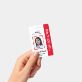 垂直LPNライセンス実用ナースフォトID バッジ (手持ち)