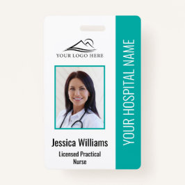 垂直LPNライセンス実用ナースフォトID バッジ