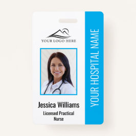 垂直LPNライセンス実用ナースフォトID バッジ