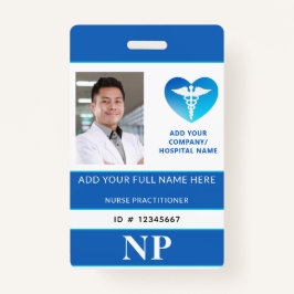 垂直NP、ナース開業医、写真ID バッジ