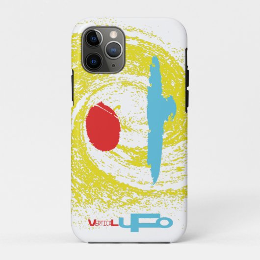 垂直UFO/垂直ONI Case-Mate iPhoneケース (裏面)