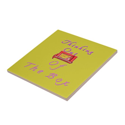 型にはまらない考え方。 タイル (側面)