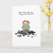 型にはまらない カード (黄色い花)