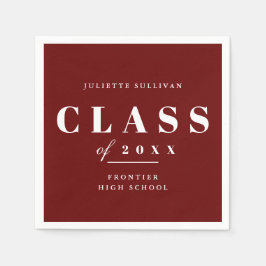 型ミニマル卒会 スタンダードカクテルナプキン